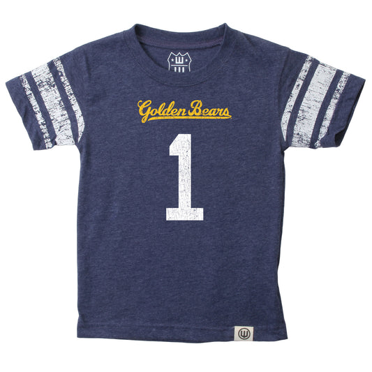 Cal Berkeley Bears Wes and Willy Youth Boys College Short Sleeve Jersey T-Shirt