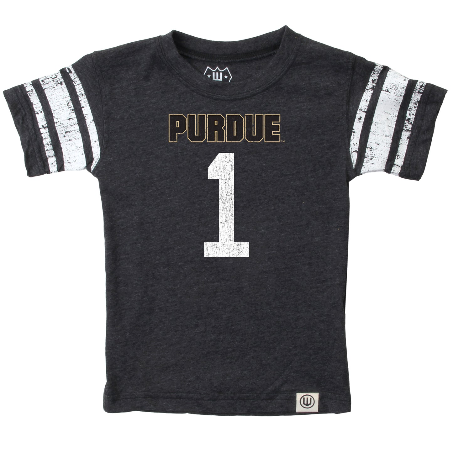 Purdue Boilermakers Wes and Willy Youth Boys College Short Sleeve Jersey T-Shirt