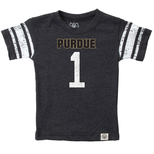 Purdue Boilermakers Wes and Willy Youth Boys College Short Sleeve Jersey T-Shirt