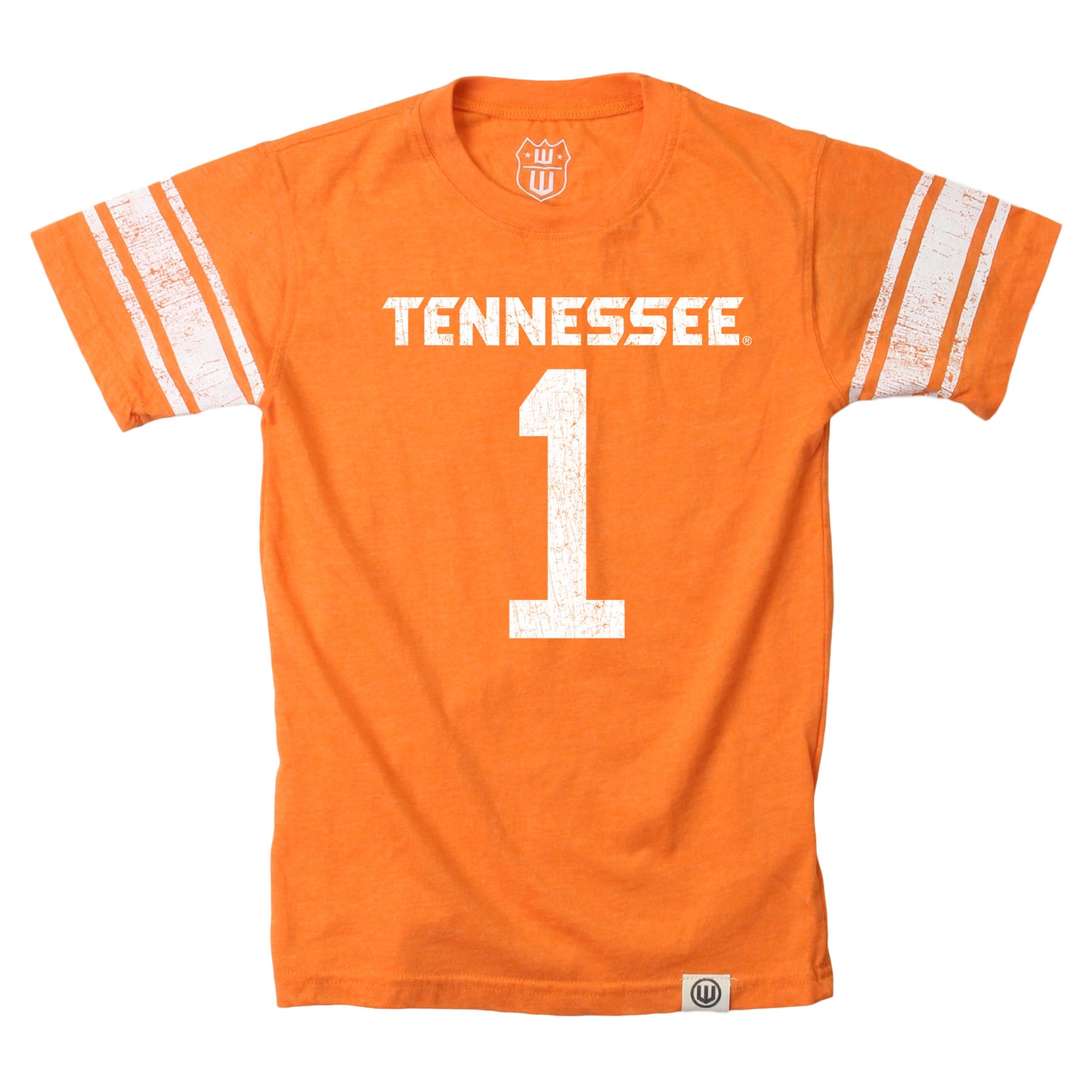 Tennessee Volunteers Wes and Willy Youth Boys College Short Sleeve Jersey T-Shirt