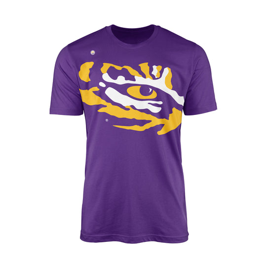 LSU Tigers Mens Dyme Lyfe Short Sleeve Big Logo T-Shirt