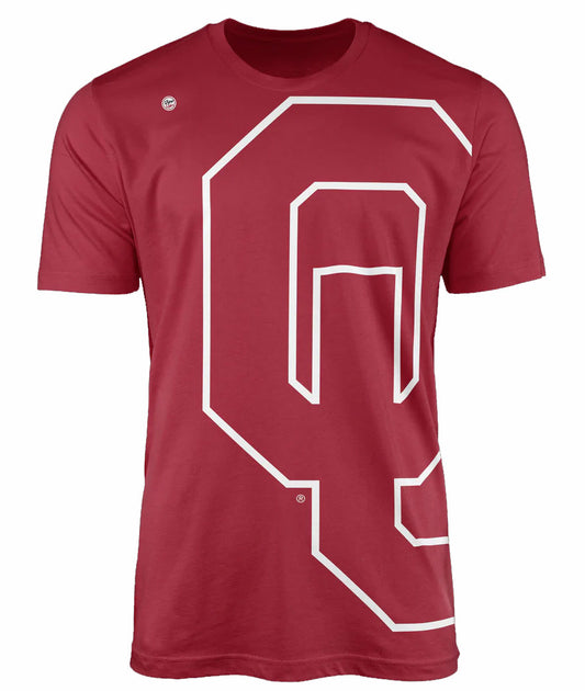 Oklahoma Sooners Mens Dyme Lyfe Short Sleeve Big Logo T-Shirt