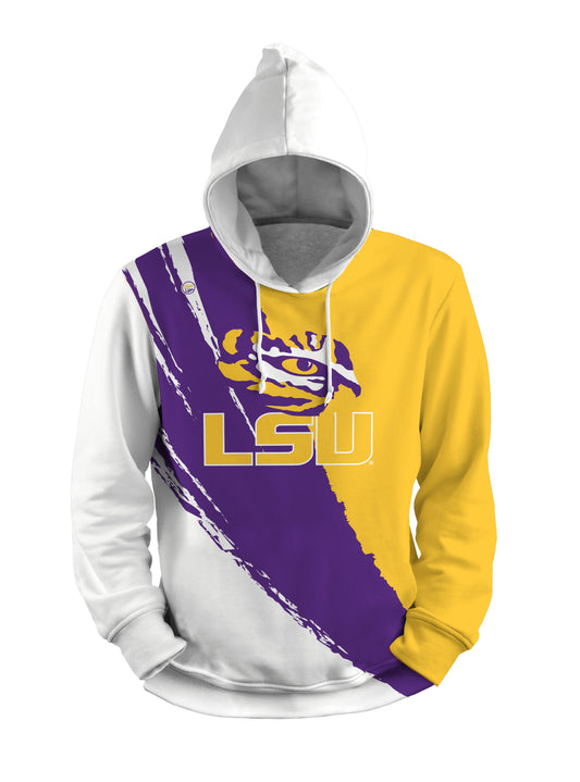 LSU Tigers Mens Dyme Lyfe Wave Hoodie