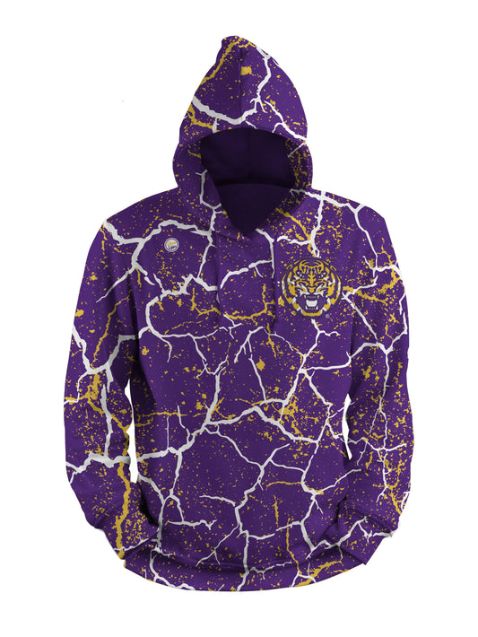 LSU Tigers Mens Dyme Lyfe Storm Hoodie