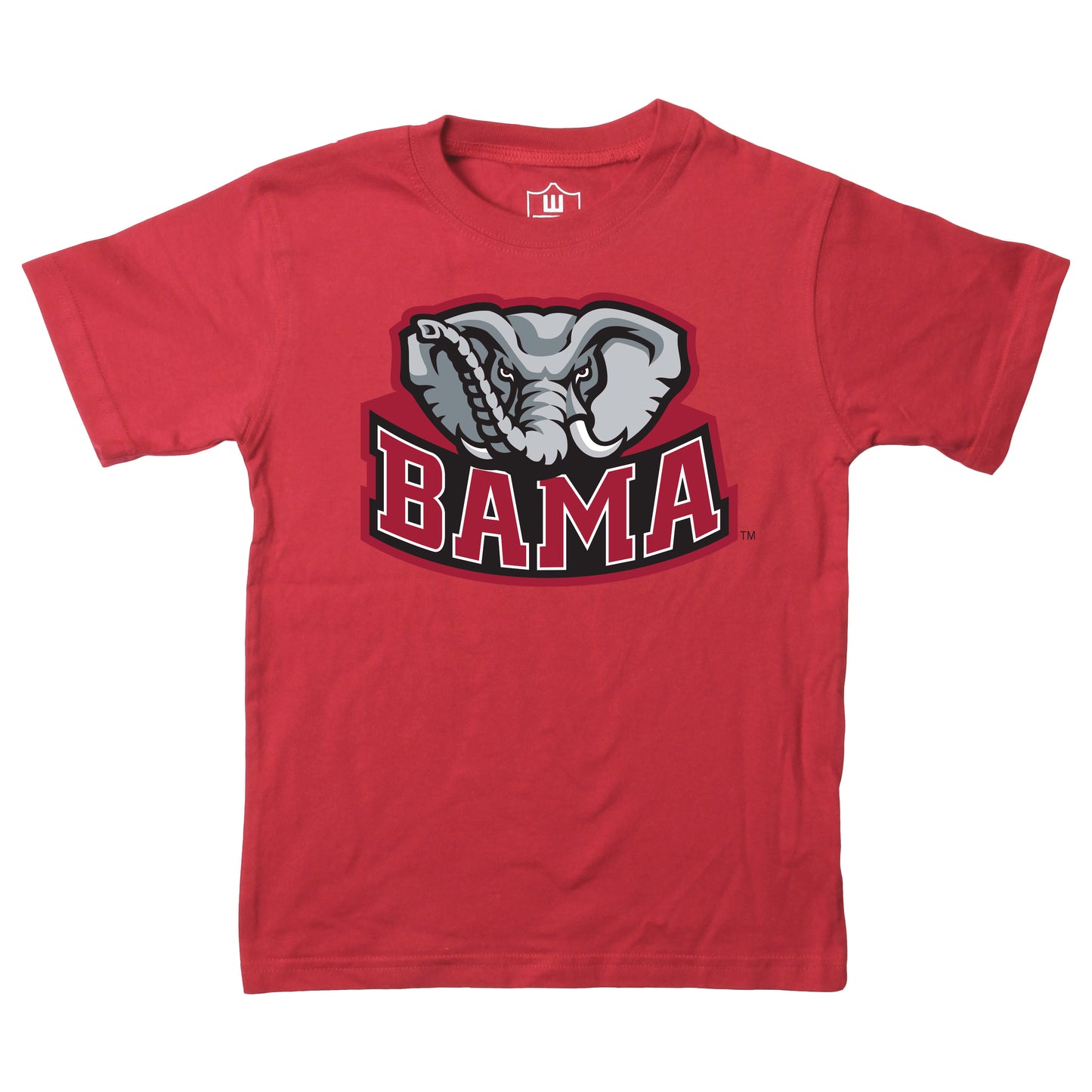 Alabama Crimson Tide Wes and Willy Youth Boys College Team Logo T-Shirt