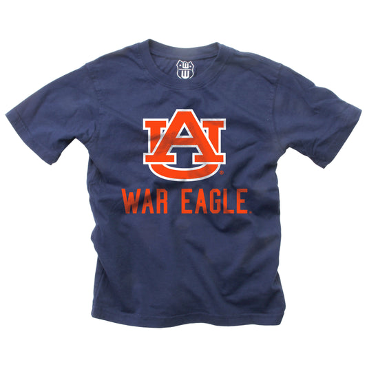 Auburn Tigers Wes and Willy Youth College Team Slogan T-Shirt