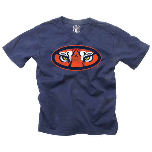 Auburn Tigers Wes and Willy Youth Boys College Team Logo T-Shirt