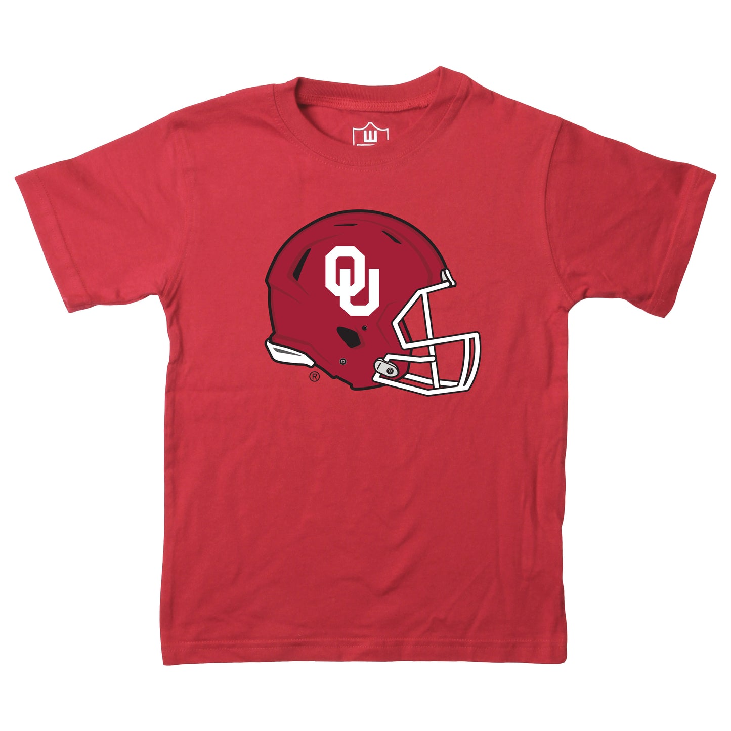 Oklahoma Sooners Wes and Willy Youth College Helmet Logo T-Shirt