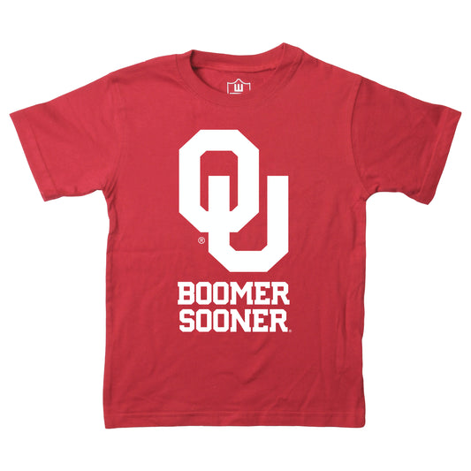 Oklahoma Sooners Wes and Willy Youth College Team Slogan T-Shirt