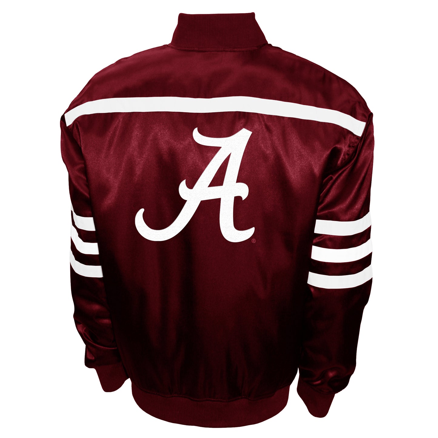 Alabama Crimson Tide Franchise Club Mens 2nd Era Full-Snap Satin Jacket