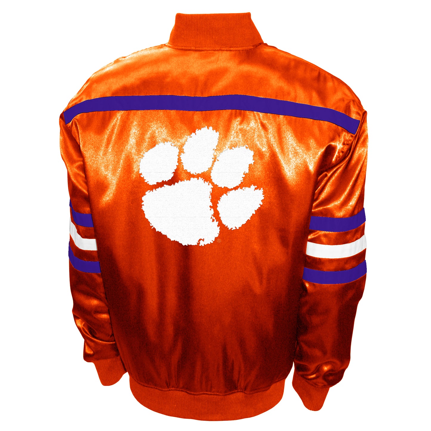 Clemson Tigers Franchise Club Mens 2nd Era Full-Snap Satin Jacket