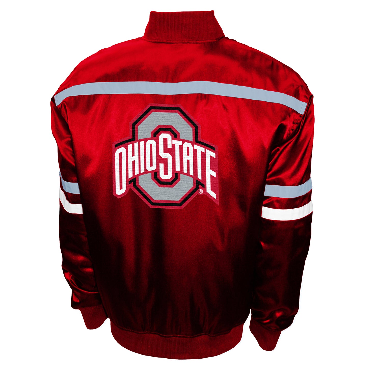 Ohio State Buckeyes Franchise Club Mens 2nd Era Full-Snap Satin Jacket