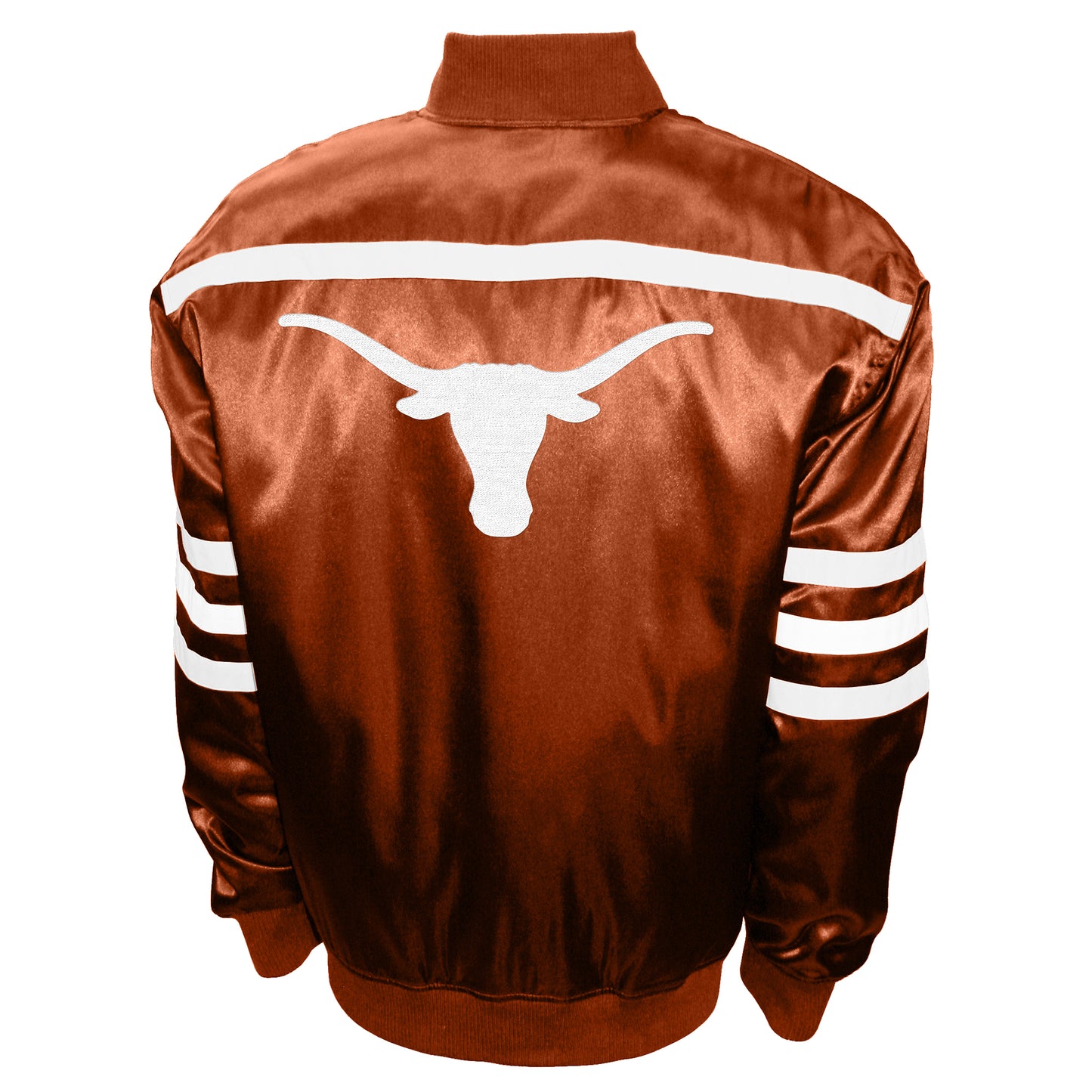 Texas Longhorns Franchise Club Mens 2nd Era Full-Snap Satin Jacket