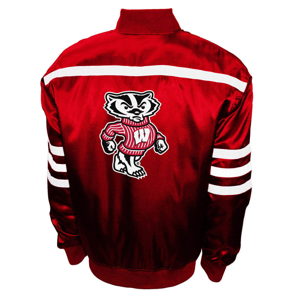 Wisconsin Attire Wisconsin Badgers Franchise Club Mens 2nd Era Full-Snap Satin Jacket ...