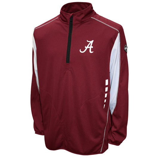 Alabama Crimson Tide Franchise Club Men's College Flex Thermatec Quarter-Zip Pullover Jacket