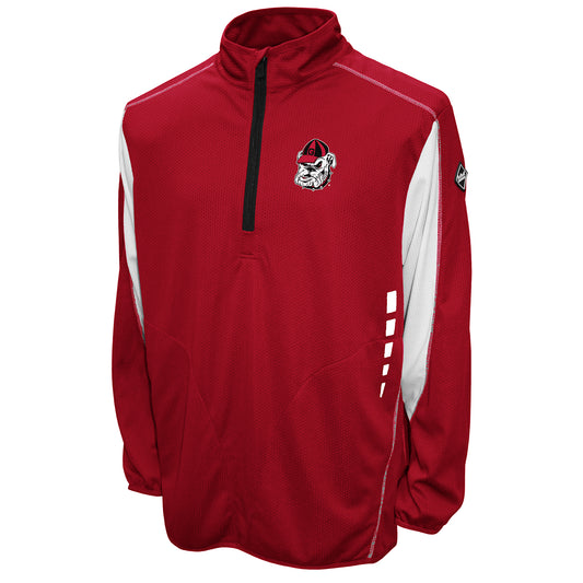 Georgia Bulldogs Franchise Club Men's College Flex Thermatec Quarter-Zip Pullover Jacket