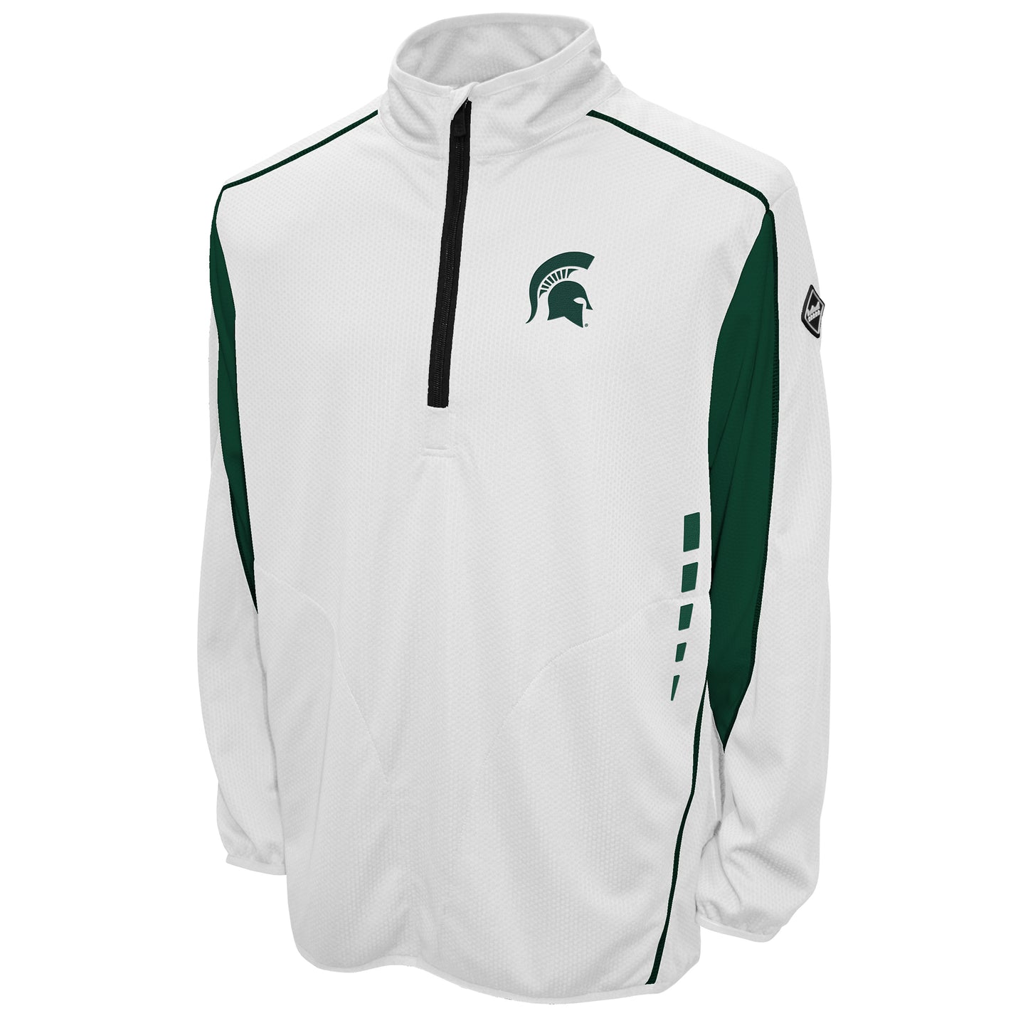 Michigan State Spartans Franchise Club Men's College Flex Thermatec Quarter-Zip Pullover Jacket