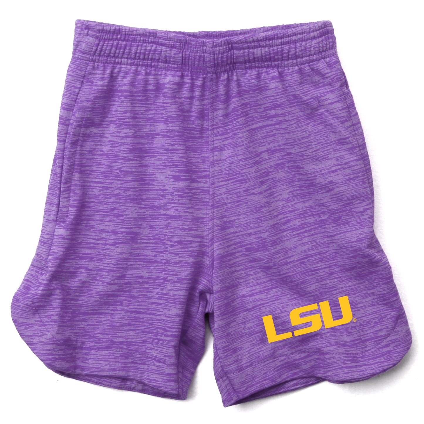 LSU Tigers Youth Boys Wes and Willy Cloudy Yarn Shorts