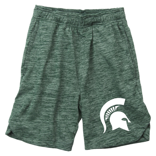 Michigan State Spartans Youth Boys Wes and Willy Cloudy Yarn Shorts