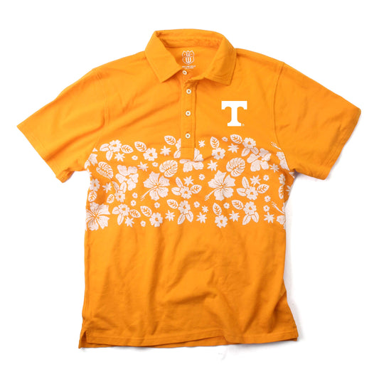Tennessee Volunteers Wes and Willy Mens College Floral Polo