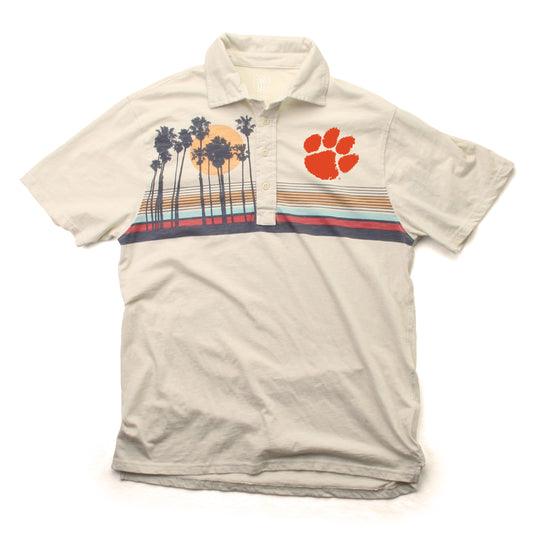 Clemson Tigers Wes and Willy Mens Island Polo