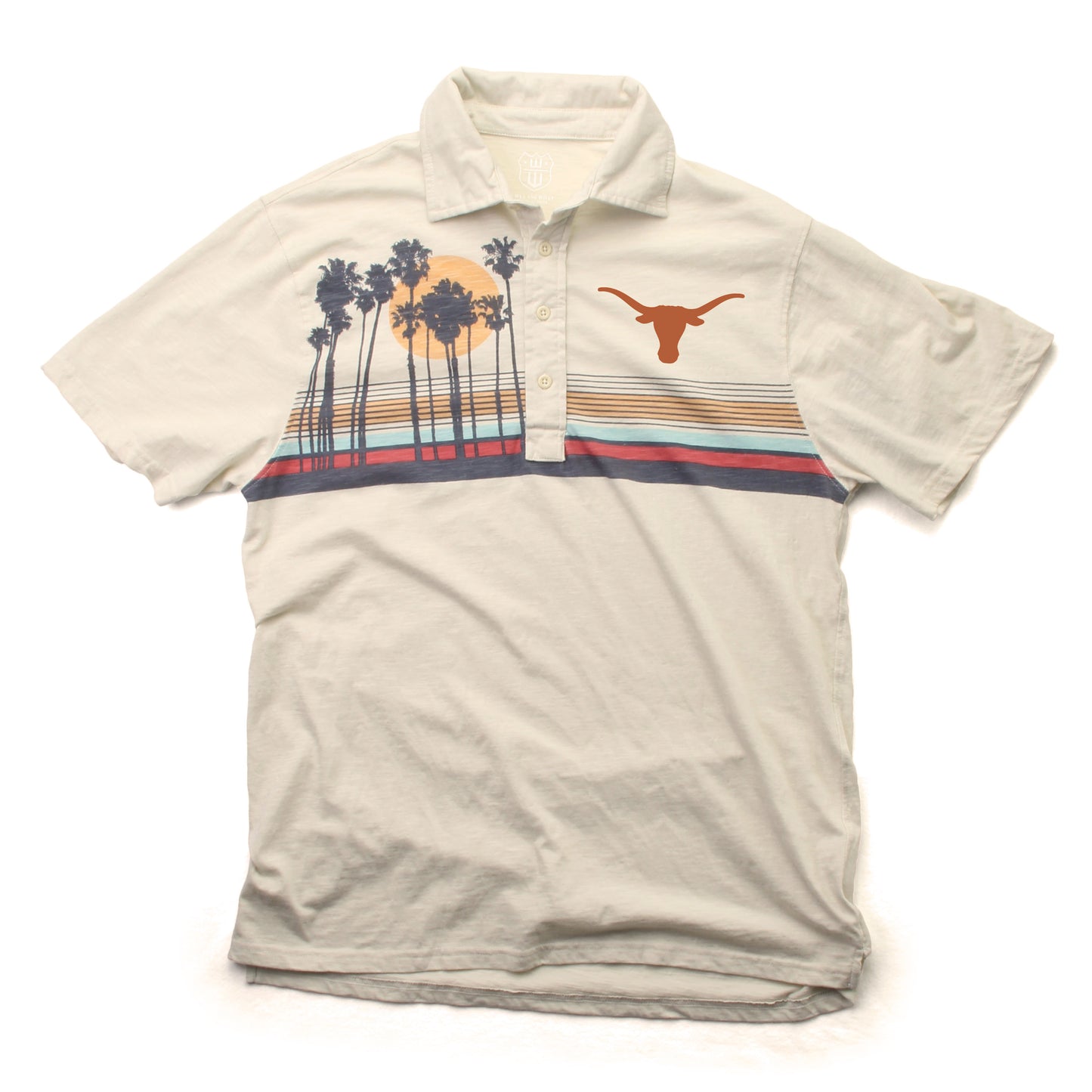 Texas Longhorns Wes and Willy Mens Island Polo
