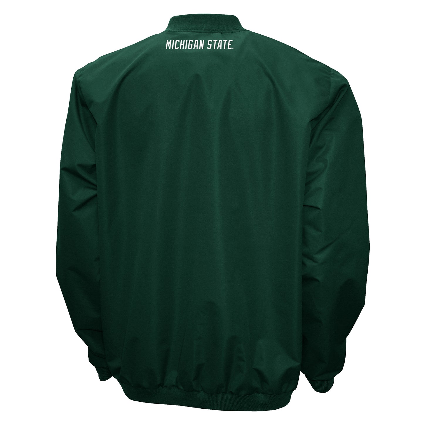 Michigan State Spartans Franchise Club Men's Big Logo Windshell V-Neck Pullover Jacket