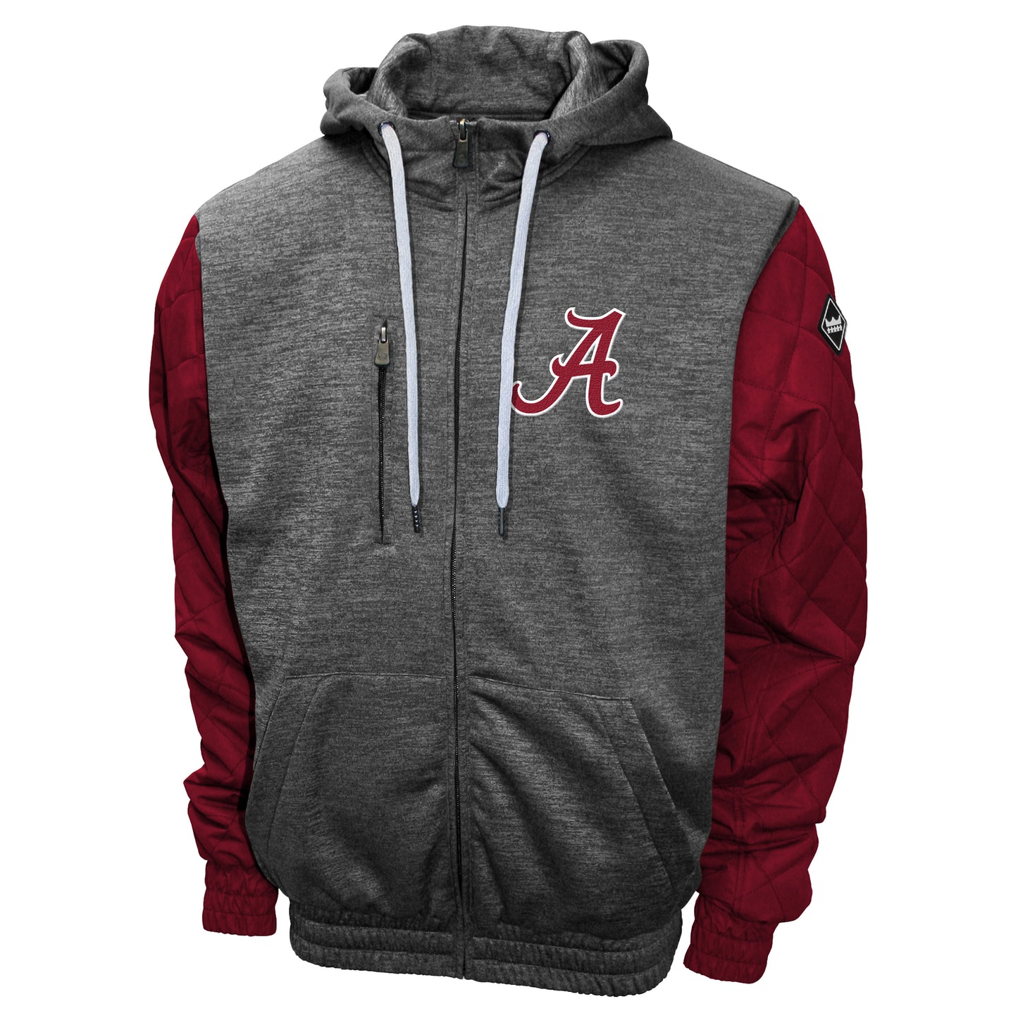 Alabama Crimson Tide Franchise Club Men's Grid Game Full-Zip Hoodie Jacket