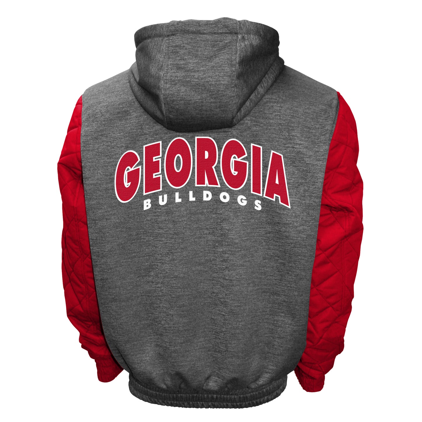 Georgia Bulldogs Franchise Club Men's Grid Game Full-Zip Hoodie Jacket