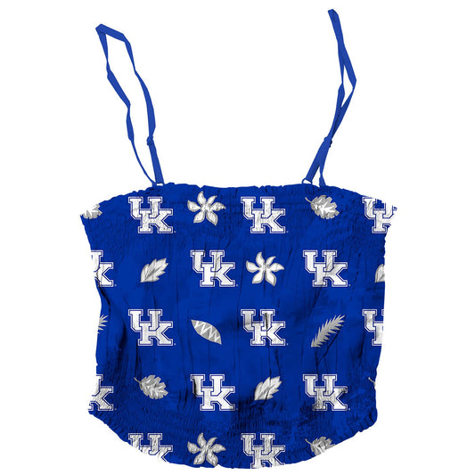 Kentucky Wildcats Wes and Willy Womens Halter Half Top Tank