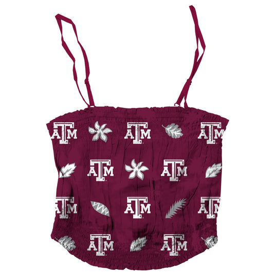 Texas A&M Aggies Wes and Willy Womens Halter Half Top Tank