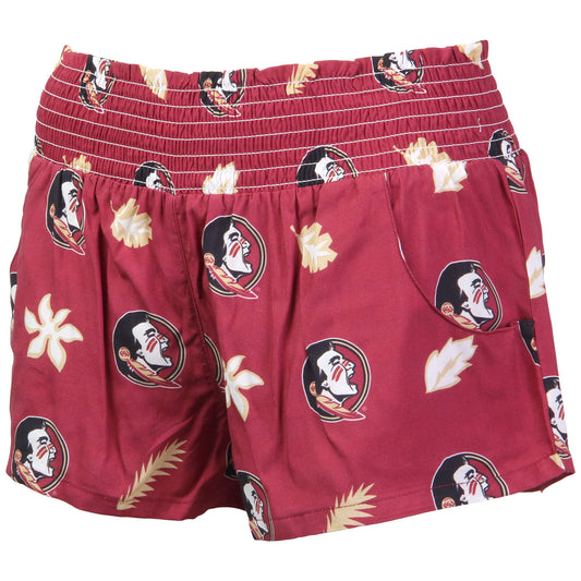 Florida State Seminoles Wes and Willy Womens Beach Short