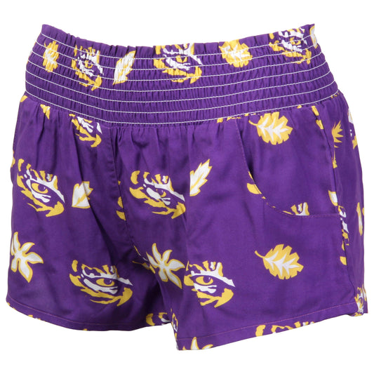 LSU Tigers Wes and Willy Womens Beach Short