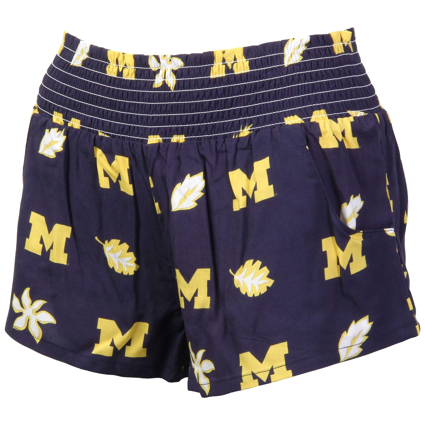 Michigan Wolverines Wes and Willy Womens Beach Short