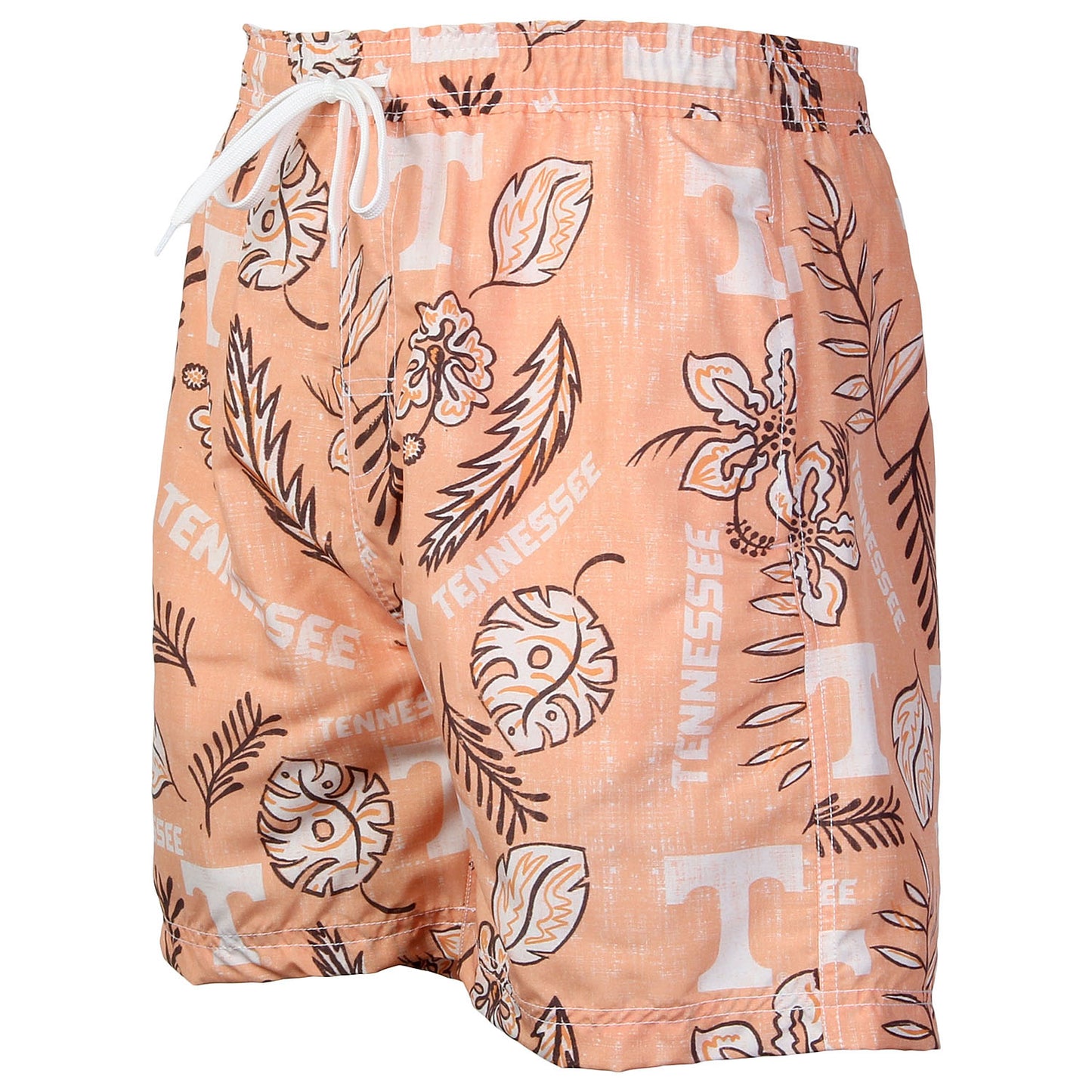 Tennessee Volunteers Wes and Willy Mens College Vintage Floral Swim Trunks