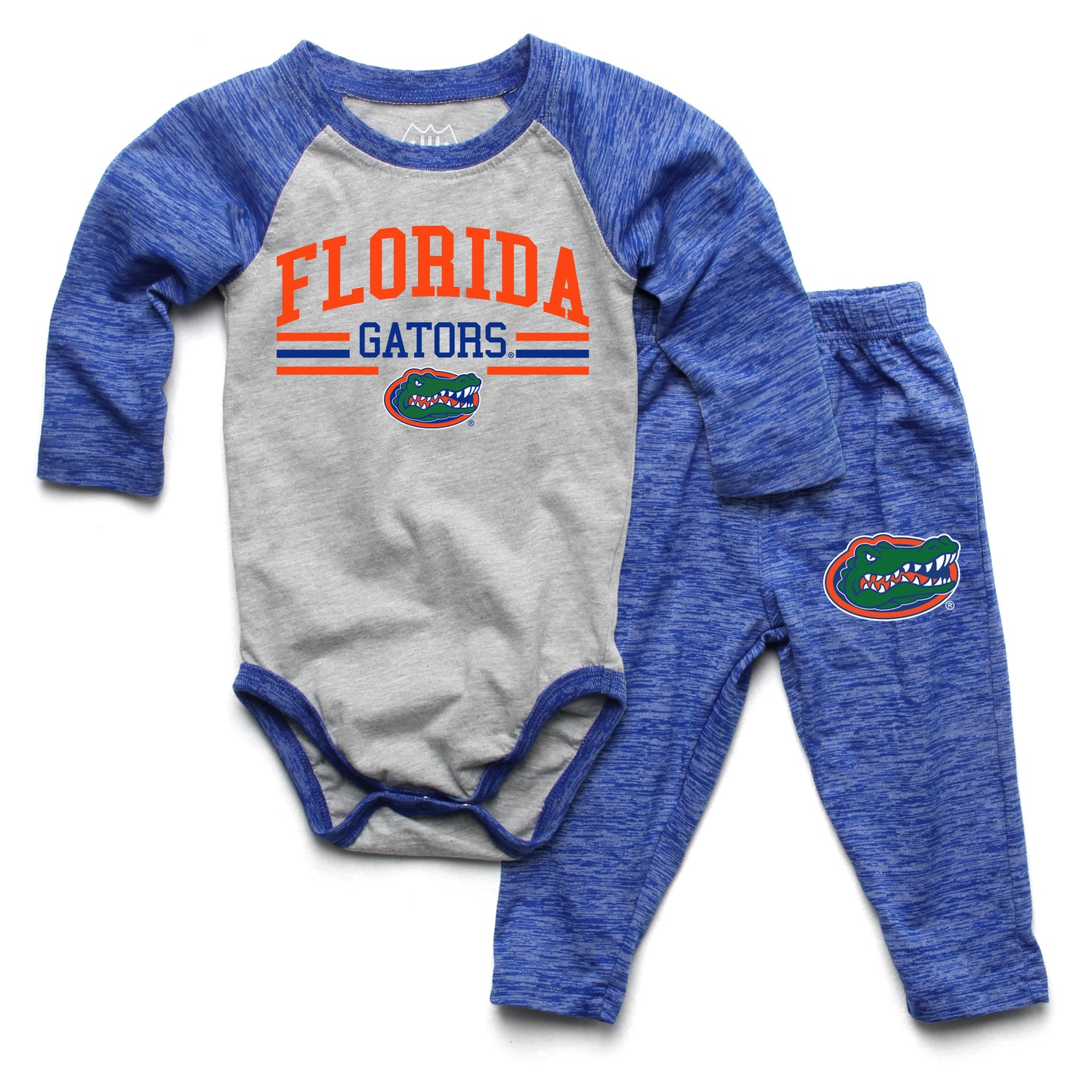 Florida Gators Wes and Willy Baby College Team Hopper and Pant Set Blue