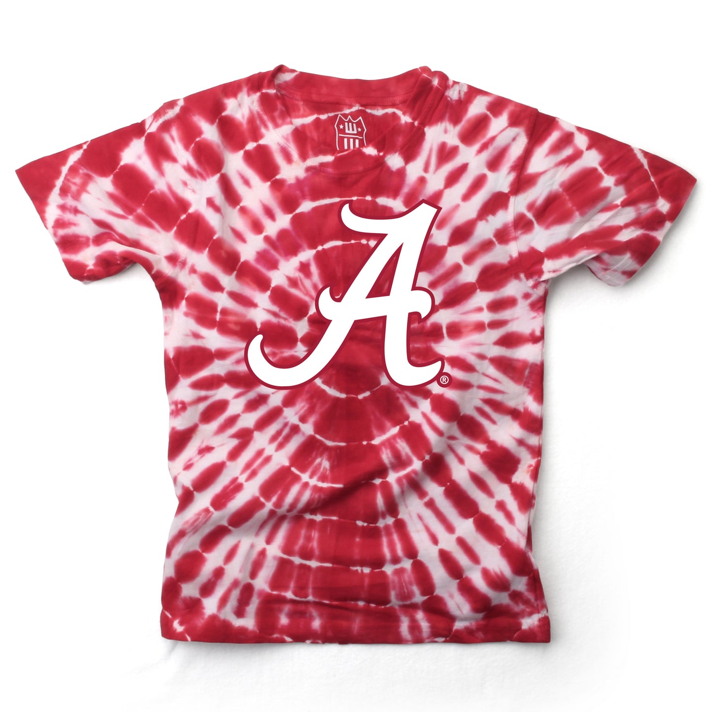 Alabama Crimson Tide Wes and Willy Youth College Team Tie Dye T-Shirt