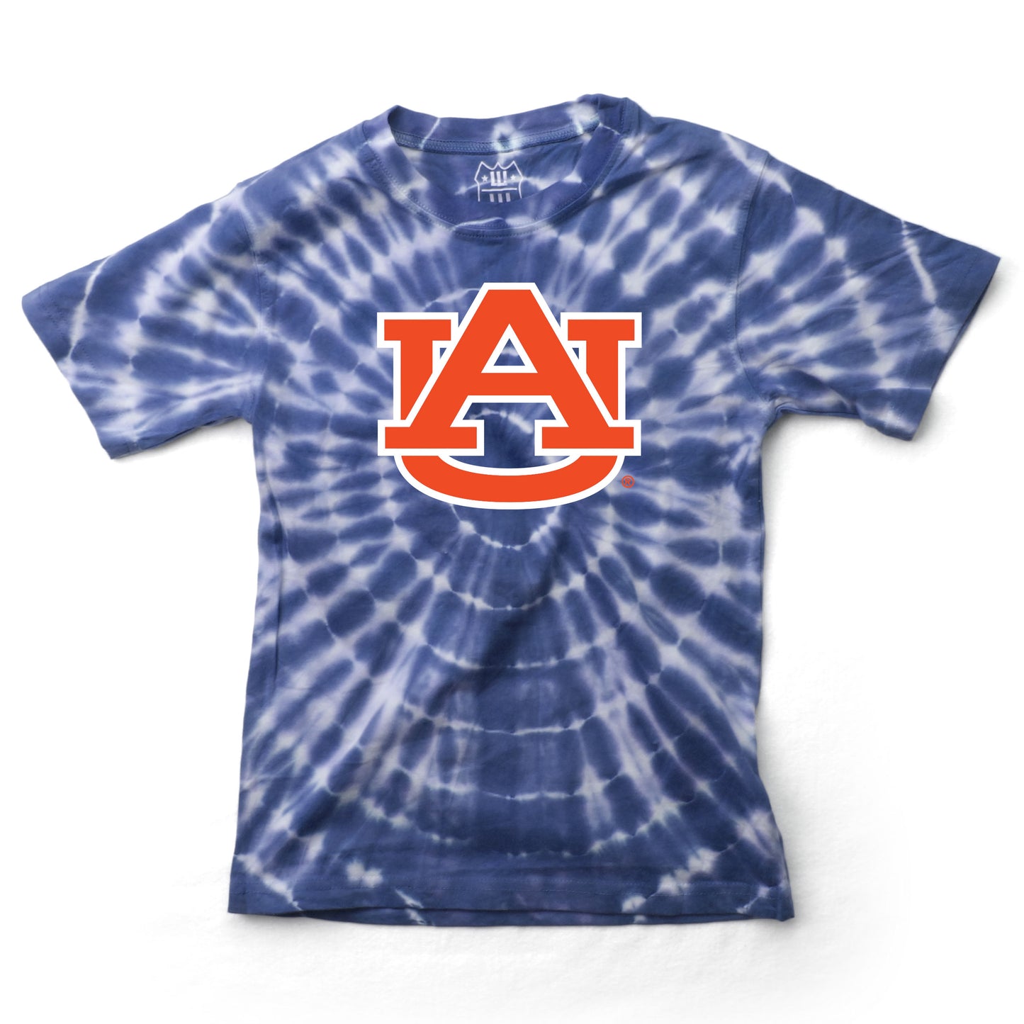 Auburn Tigers Wes and Willy Youth College Team Tie Dye T-Shirt