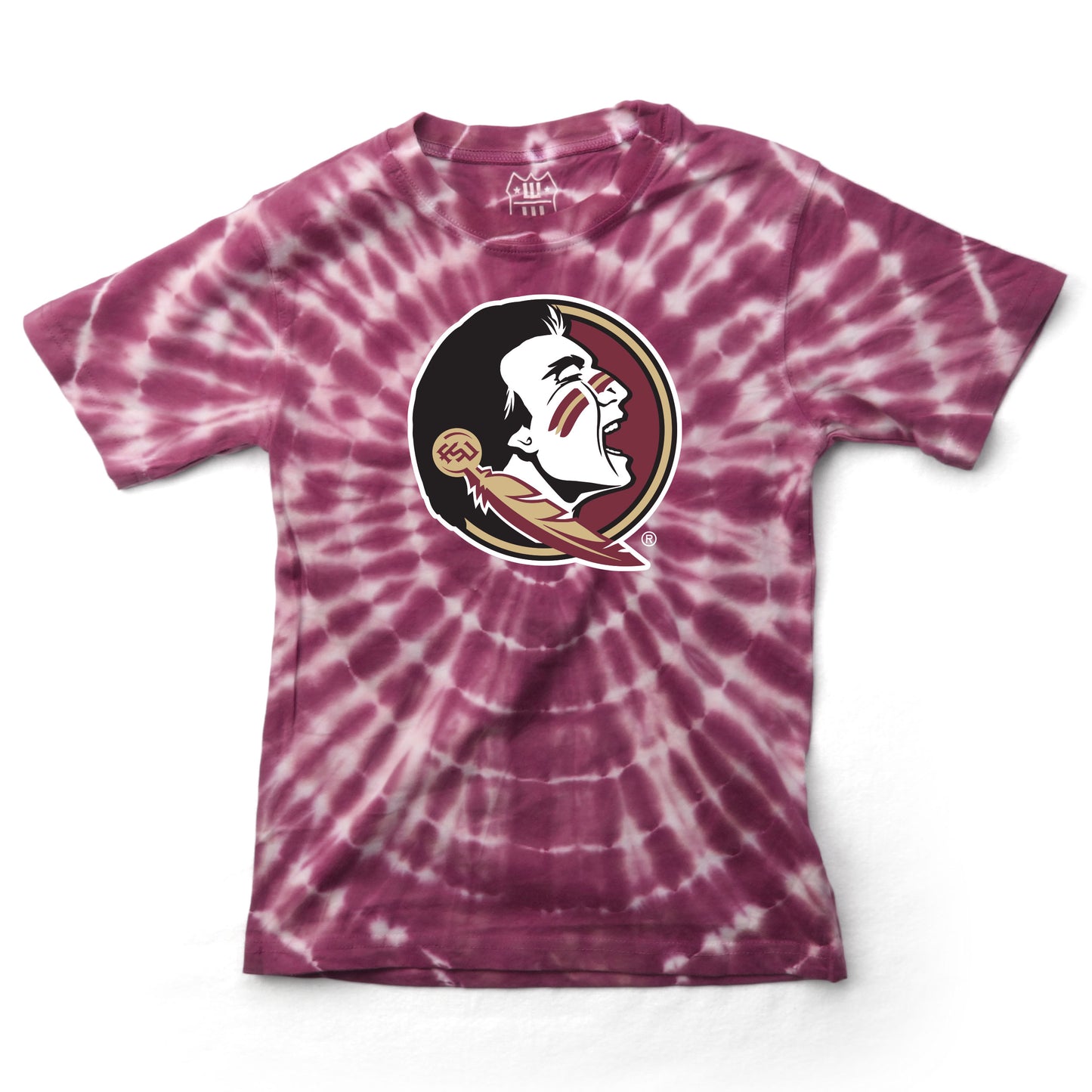 Florida State Seminoles Wes and Willy Youth College Team Tie Dye T-Shirt