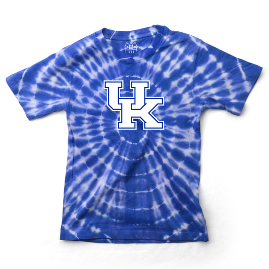 Kenutcky Wildcats Wes and Willy Youth College Team Tie Dye T-Shirt