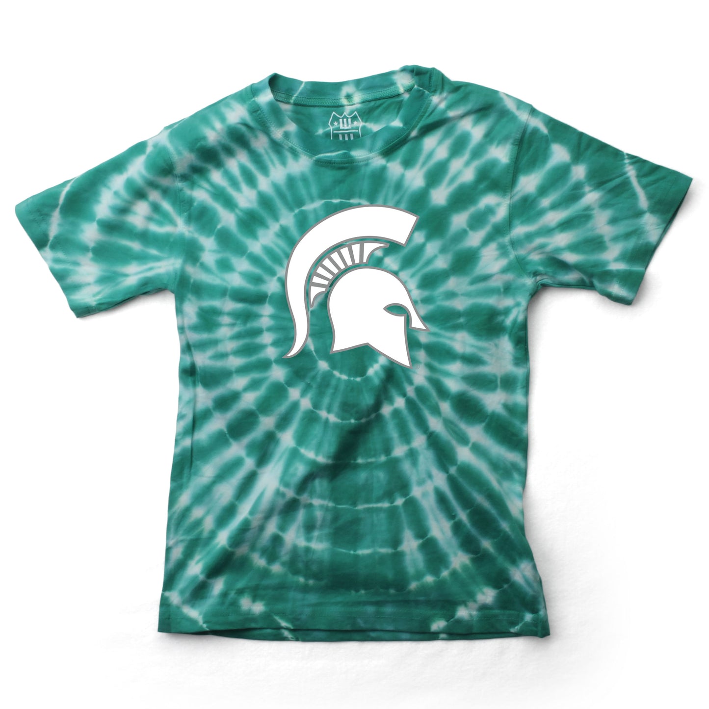 Michigan State Spartans Wes and Willy Youth College Team Tie Dye T-Shirt