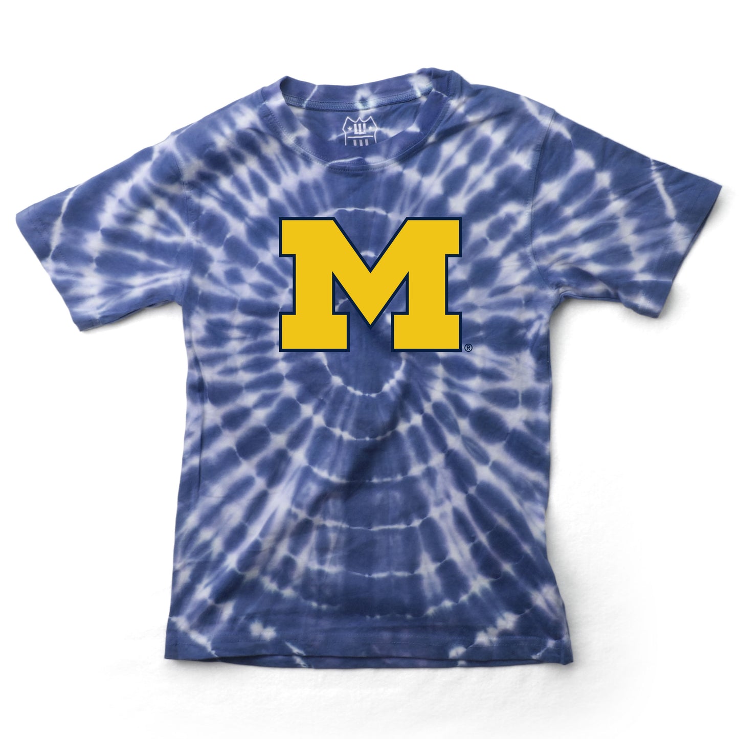 Michigan Wolverines Wes and Willy Youth College Team Tie Dye T-Shirt