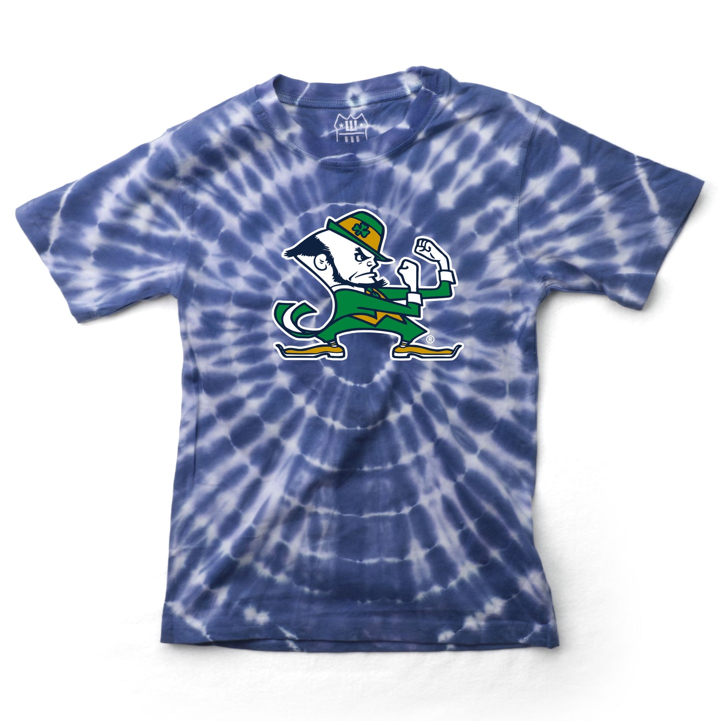 Notre Dame Fighting Irish Wes and Willy Youth College Team Tie Dye T-Shirt