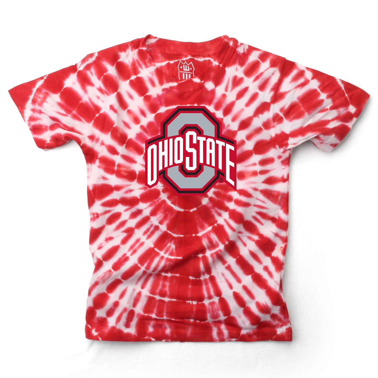 Ohio State Buckeyes Wes and Willy Youth College Team Tie Dye T-Shirt