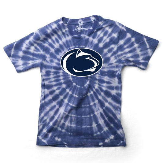 Penn State Nittany Lions Wes and Willy Youth College Team Tie Dye T-Shirt