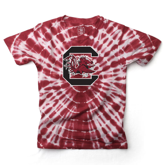 South Carolina Gamecocks Wes and Willy Youth College Team Tie Dye T-Shirt