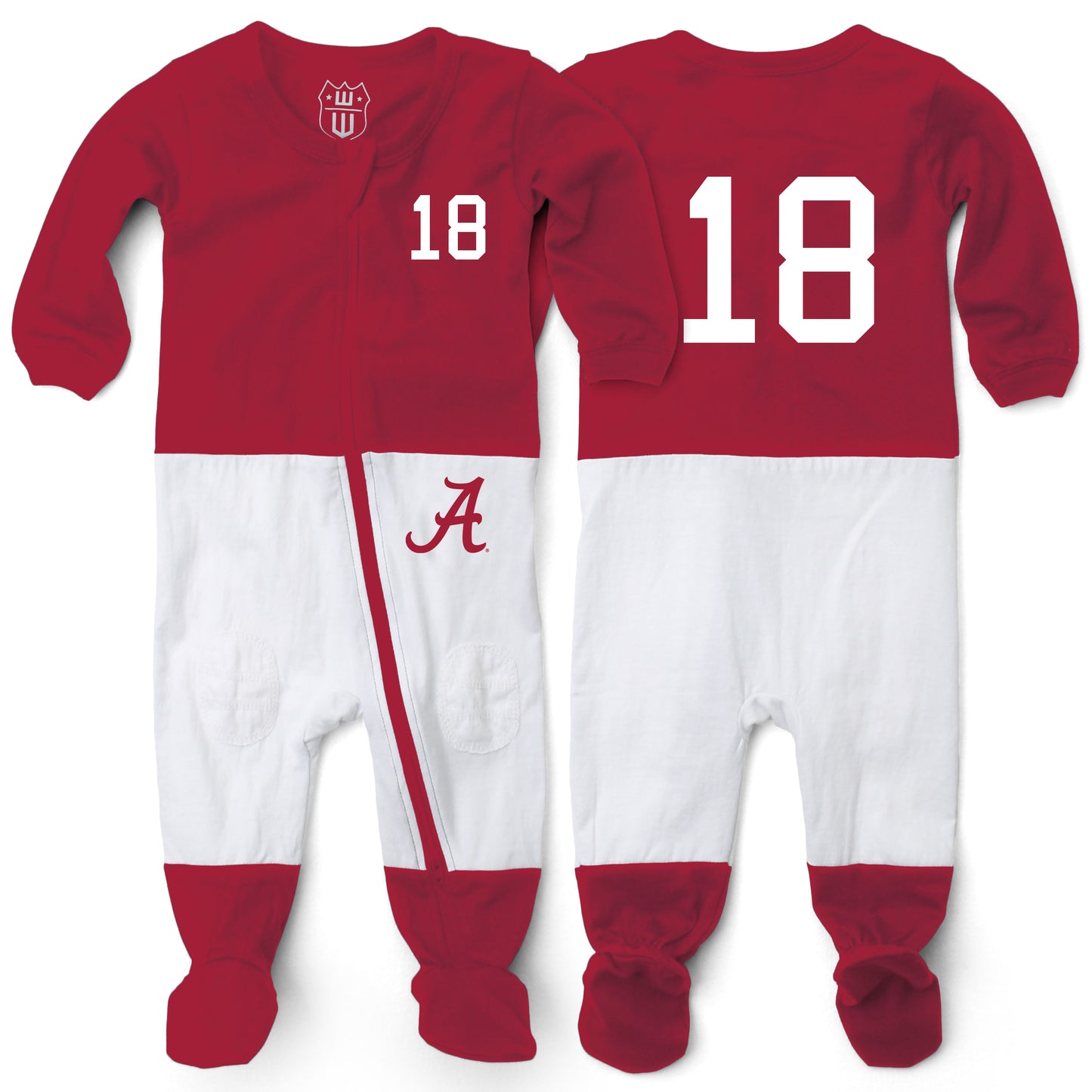 Alabama Crimson Tide Wes and Willy Baby College Football Jersey Sleeper