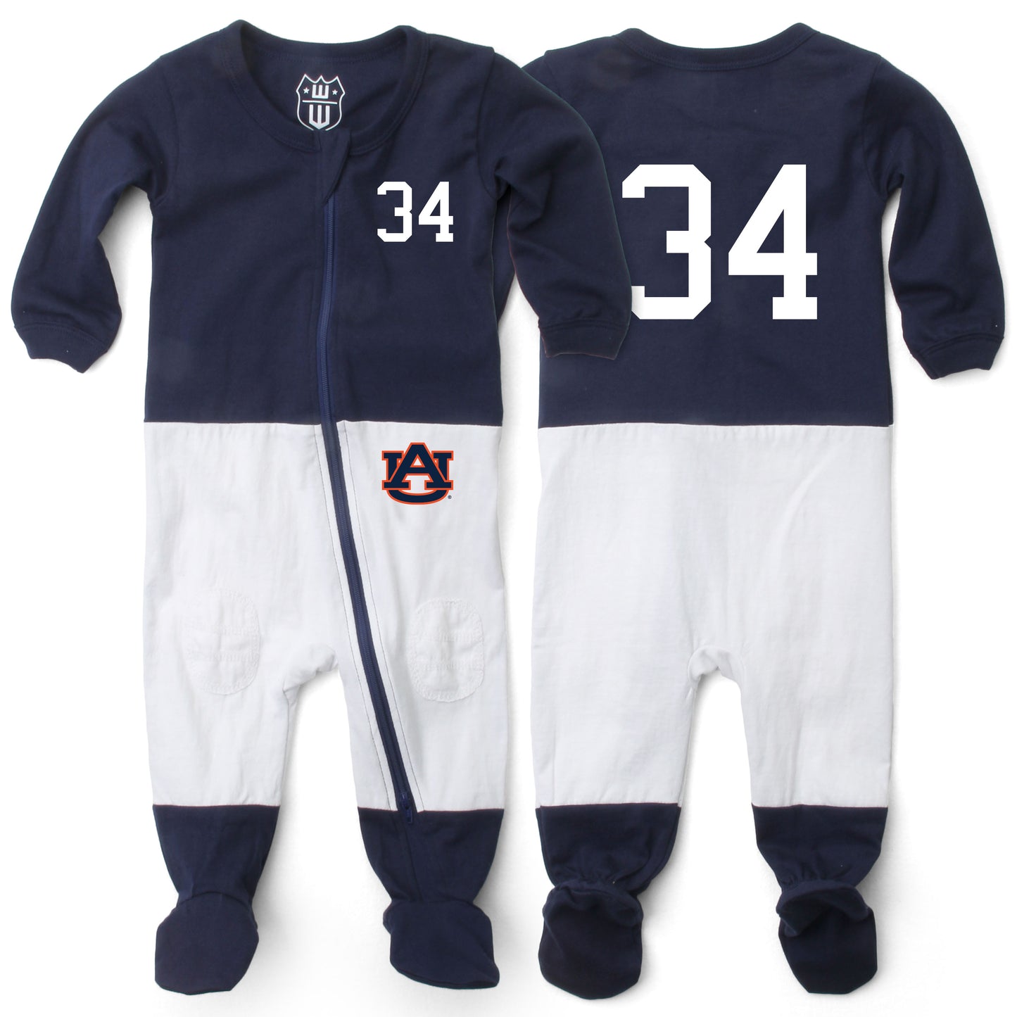Auburn Tigers Wes and Willy Baby College Football Jersey Sleeper