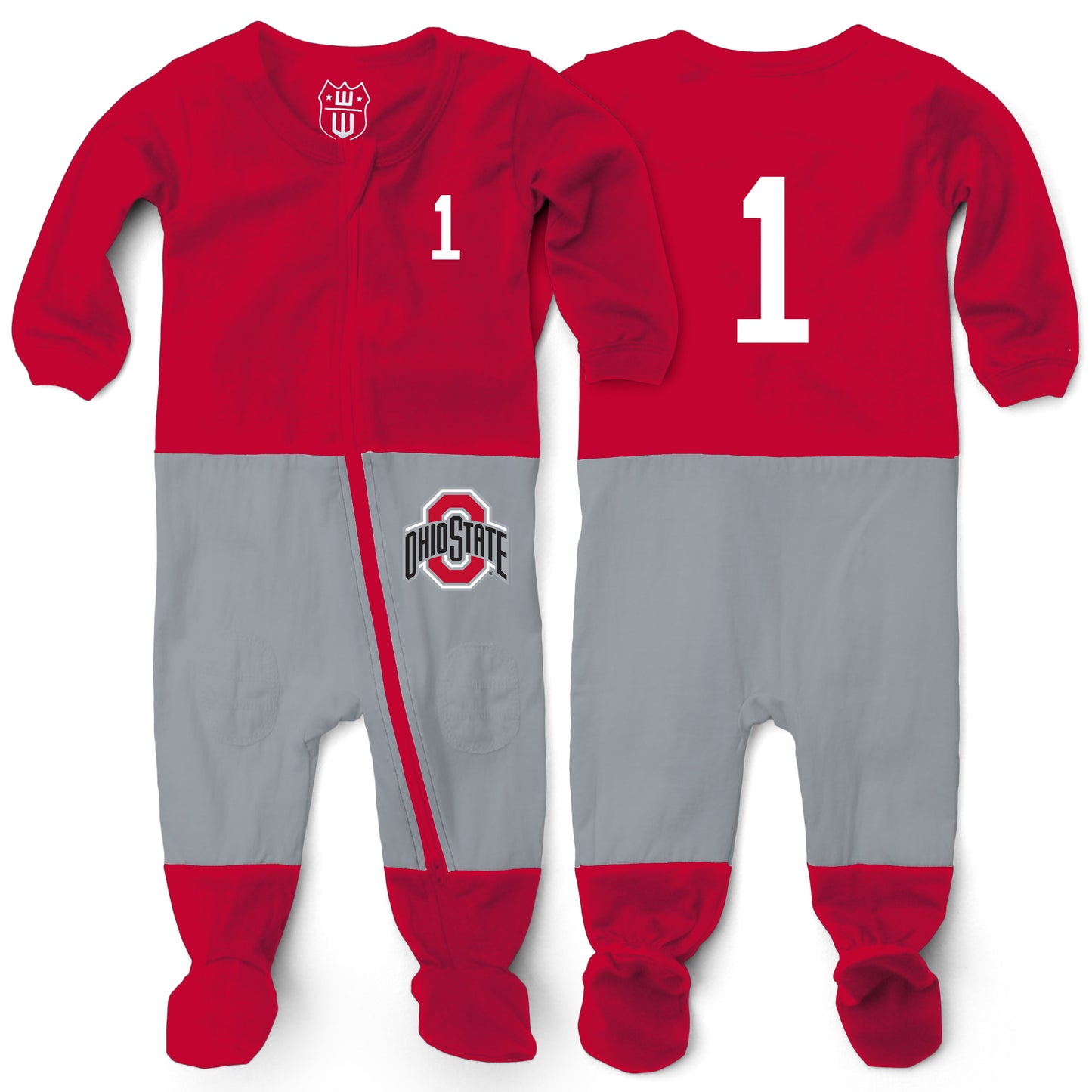 Ohio State Buckeyes Wes and Willy Baby College Football Jersey Sleeper