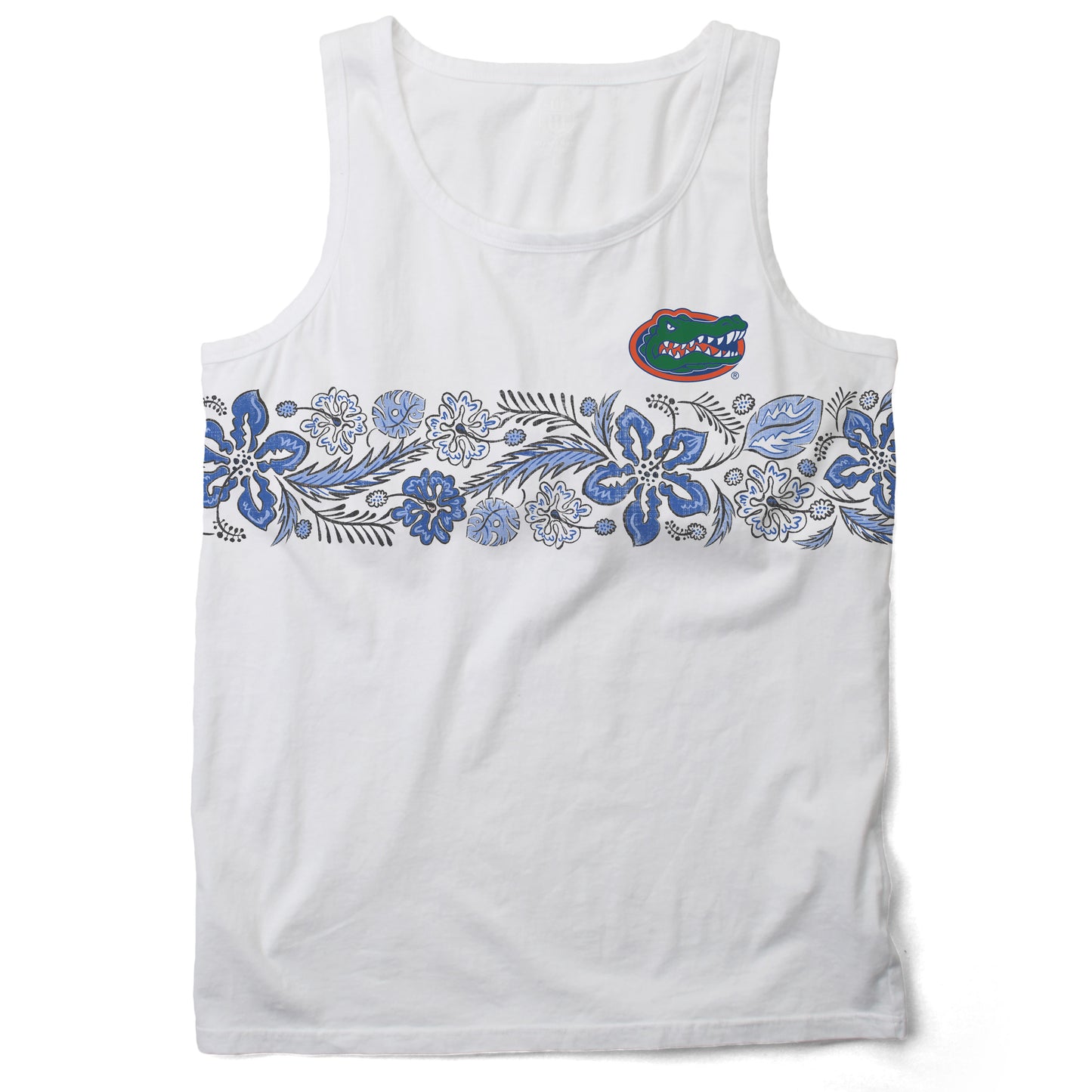 Florida Gators Wes and Willy Mens Floral Tank Top